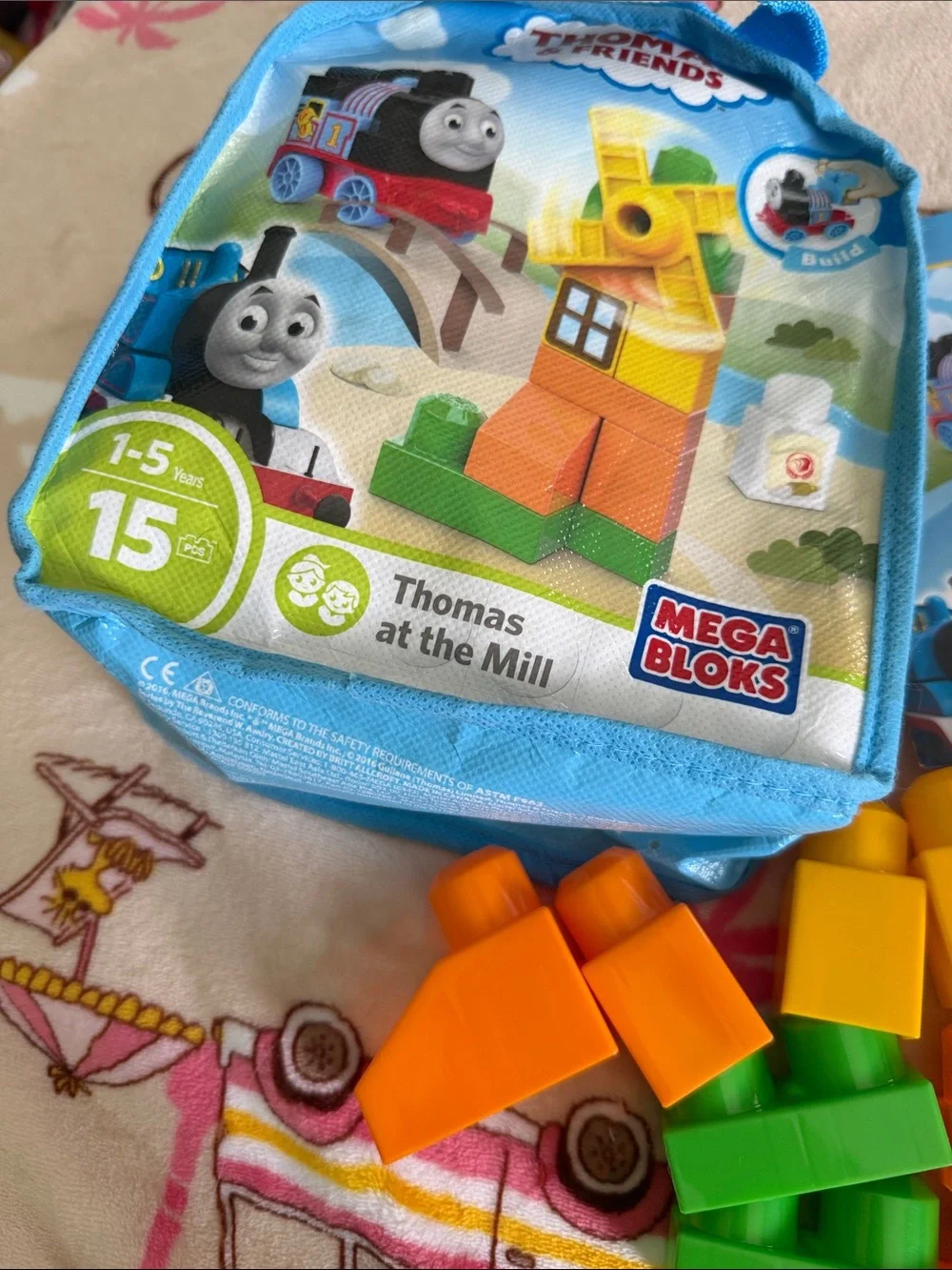 Thomas & Friends Thomas at the Mill Mega Bloks Building Set Train Kids Toy